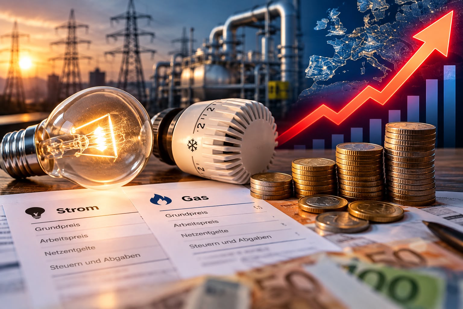 De ce cresc din nou prețurile la electricitate și gaz în Germania?